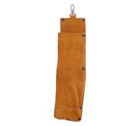 Étui à baguettes de soudure, pochette de stockage en cuir ignifuge, sac | Cuir ignifuge construction double épaisseur renforcée rivets crochet ceinture portatif chantier extérieur pratique