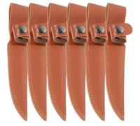 Étui à Couteau Anti-coupure Pu 6 Pièces pour Couteaux Plusieurs styles