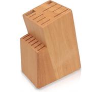 Étui à couteaux en bois de 15 pièces avec compartiment pour ciseaux