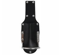 Étui à couteaux en cuir de vachette 2 en 1 avec boucle en U, porte-outils pour marteau, pince, réparation de construction, menuiserie, 20 x 7 x 5 cm