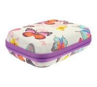 Étui à Flacons D'huiles Essentielles pour 30 Bouteilles, Pourpre | Polyester Nylon Eva, Fermeture Zippée et Base Épaisse, Poche Filet Couvercle, Usage Maison et Valise
