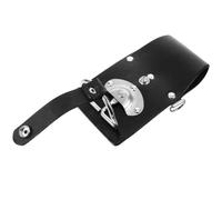 Étui à Marteau en Cuir de Vache Noir, Protection pour Mallet | Fixation à Ceinture, Usage Menuiserie et Chantier, Cuir Solide, pour Ouvriers du Bois et Travail Extérieur