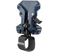 Étui à outils à dégagement rapide pour marteaux et outils rotatifs avec construction en ABS et clip de ceinture en métal pour une utilisation sur le terrain (bleu-gris)