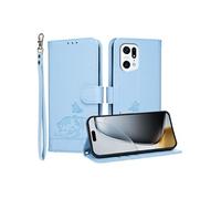 Etui à rabat pour OPPO Find X5 Pro protection RFID, antichoc, fin, fermeture magnétique, portefeuille en cuir avec 3 emplacements pour cartes et
