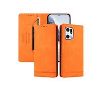 Etui à rabat pour OPPO Find X5 Pro protection RFID, étui portefeuille magnétique fin en cuir PU avec 2 emplacements pour cartes, compatible avec OPPO