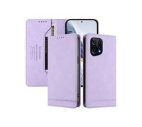Etui à rabat pour OPPO Find X5 protection RFID, étui portefeuille magnétique fin en cuir PU avec 2 emplacements pour cartes, compatible avec OPPO