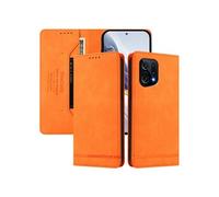 Etui à rabat pour OPPO Find X5 protection RFID, étui portefeuille magnétique fin en cuir PU avec 2 emplacements pour cartes, compatible avec OPPO