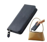 Étui à stylos en cuir - Rangement vintage pour fournitures de bureau avec 3 emplacements, organiseur pour stylos-plumes | Étui à stylos de voyage et de maison, rangement de bureau pour le travai
