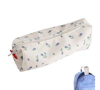 Étui Au Crayon À Fleurs - Sac À Crayon Floral, Sacs Sacs De Crayonns Mignons Pochette À Stylo | Sachets À Crayonss À Fleurs, Petit Sac D'organisateur De Maquillage Boîtier De Pecill, Stylo De Papeter