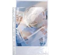 Etui Carton De 100 Pochettes Coin Polypropylène Lisse 12x100e - A4 Cristal