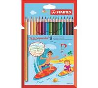 Stabilo Aquacolor - Crayons 18 unités