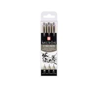 Royal Talens Amsterdam Stylos de dessin Pigma Micron XSDK3FD Lot de 3 Noir