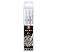 Etui De 3 Stylos Sakura Gelly Basic Real - Blanc - Sakura