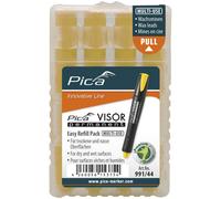 Etui de 4 mines pica visor permanent fluo - jaune PICA - 99144