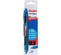 Étui de 4 stylos Energel - Assortiment - Pointe moyenne 0.7mm - Pentel