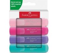 Faber-Castell Surligneur Textliner 46 Pastel – étui de 4
