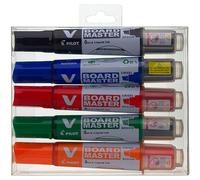 Etui de 5 marqueurs pour tableau blanc V Board Master Pilot pointe médium biseau