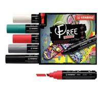 Marqueur Acrylique Free T800 Set Bold 5 Pcs
