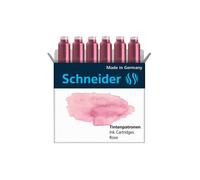 Schneider Cartouches d'encre Colour Direct pour stylo plume Rose pastel – Lot de 6