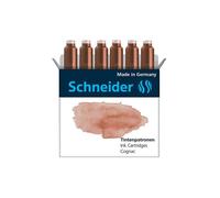 Etui de 6 Cartouches d'encre - Schneider - Pastel Cognac - 8 Couleurs - Mixte - Adulte
