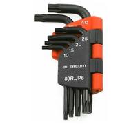 Etui de 6 clés mâles torx Facom 89RJP6