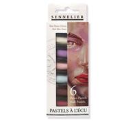 Sennelier Lot de 6 demi-pastels à l'écu extra doux Tons clairs portrait