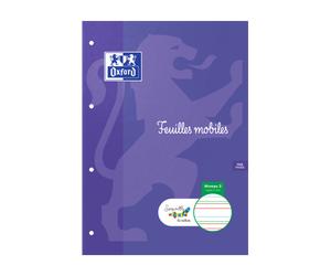 Etui De Feulles Simples Oxford Serpodile Perforees 210X297 100P Ligne 3mm