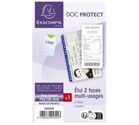 Etui de protection en PVC lisse 20/100e multi-usages - Cristal