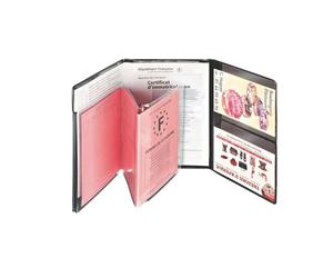 Étui de protection papiers de voiture Oxford - 3 volet