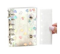Étui de protection pour carnet à anneaux - Films de protection transparents rechargeables - Pour les voyages, les trajets quotidiens, les voyages d'affaires, les dossiers de bureau, les documents, les