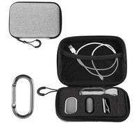 Étui de Protection pour Enregistreur Vocal PLAUD NotePin AI, Étui de Transport Souple en EVA Housse Protection Portable avec Mousqueton pour Homme et Femme (Noir)
