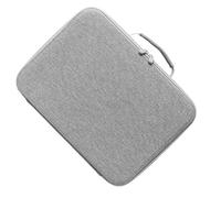 Étui de rangement avec deux tirettes pour appareil direct, Grey | Mallette rectangulaire arrondie, rangement dédié robot de fenêtre prévu, poignée supérieure pour le transport