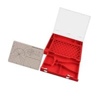 Étui de rangement compact pour établi, 22 cm / 8.7in, accès aux outils, A | Rangement à clapet pour assemblage de bureau et accès aux outils, avec flux de travail de modélisme et tri des pièces