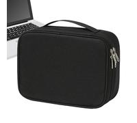 Étui de rangement pour appareils électroniques: étui compact pour câbles, étui de câble de voyage, sac pour appareils électroniques étanche, sac de gestion de câble, sac photo, Noir , Fare riferimento