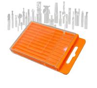 Étui de rangement pour embouts - Petit récipient portable extractible | Organiseur pour forets | pour atelier, garage, projets de bricolage, outils, petites pièces, taraud torsadé