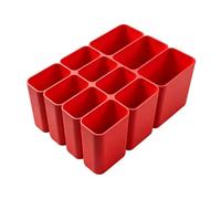 Étui de Rangement pour Fil ABS à 11 comparti Boîte de Rangement de Cordon | Boîtier de gestion des câbles compact de 13,1 x 10 x 5,8 cm (5,16 x 3,94 x 2,28 pouces) en matériau ABS durable, comprenant 1