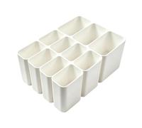 Étui de Rangement pour Fil ABS à 11 comparti Boîte de Rangement de Cordon | Boîtier de gestion des câbles compact de 13,1 x 10 x 5,8 cm (5,16 x 3,94 x 2,28 pouces) en matériau ABS durable, comprenant 1