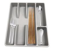 Étui De Stockage Ustensile De Couverts - Plateau De Boîte D'ustensile De Stockage | Organisateur De Tiroir De Couverts | Diviseur Pour La Cuisine | 12.2 * 10,24 * 1,57 Pouces, Des Fournitures D'espace