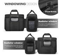 Étui de transport étui de protection étanche Anti-chute avec bandoulière et poignée pour Ecoflow Delta 3 Plus/générateur solaire Delta 2 noir