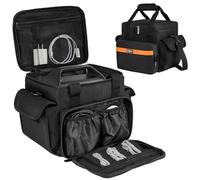 Étui de transport Jackery Explorer compatible avec la station d'alimentation portable, sac de rangement étanche voyage avec poches pour câbles et accessoires (sac uniquement)
