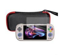 Étui de transport pour Retroid Pocket 6 - Coque rigide avec verre trempé et transparent pour peau en TPU - Support de voyage résistant aux chocs pour manettes de jeu et câbles - Sac compact pour