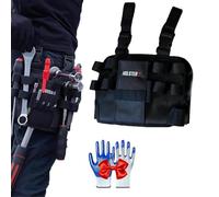 Étui Elory Z 2.0, pochette à outils Holster Z 2.0, pochette de jambe for homme, pochette à outils multifonctions for électricien avec ceinture à outils for la jambe, sac à outils de réparation d'outil