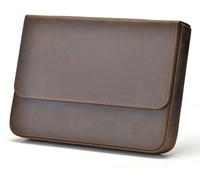Étui en cuir pour stylos plume, 12 compartiments, style vintage, noir