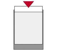 EXACOMPTA Sachet de 10 étuis de protection doubles PVC lisse 20/100e - A4 - Cristal