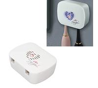 Étui Portable pour Brosse À Dents et Désinfectant UV Profond,Chargeur USB Mural À 2 Emplacements Pour Brosses À Dents de Salle De Bain,Étui De Protection pour Ranger les Brosses À Dents Électriques