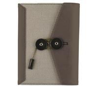 Étui pour agenda A6 avec boucle pour stylo et fermeture – Gris