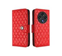Etui Pour G100 D'Umidigi Protection Elégante Antichoc Portefeuille Couverture Bande De Poignet Titulaire De La Carte Rouge