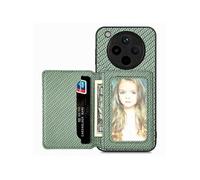 Etui Pour OPPO Find X8 Sécurité Complète De La Caméra Fonction De Support Blocage RFID Support De Carte Magnétique FOXDOCK Vert
