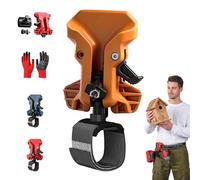 Étui pour outil électrique portable autobloquant, ABS et acier, verrouillage de sécurité automatique, système de clip de taille pour perceuse électrique, clé à molette, outils pneumatiques (jaune, 1#)