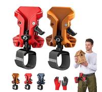 Étui pour outil électrique portable autobloquant, ABS et acier, verrouillage de sécurité automatique, système de clip de taille pour perceuse électrique, clé à molette, outils pneumatiques (rouge +